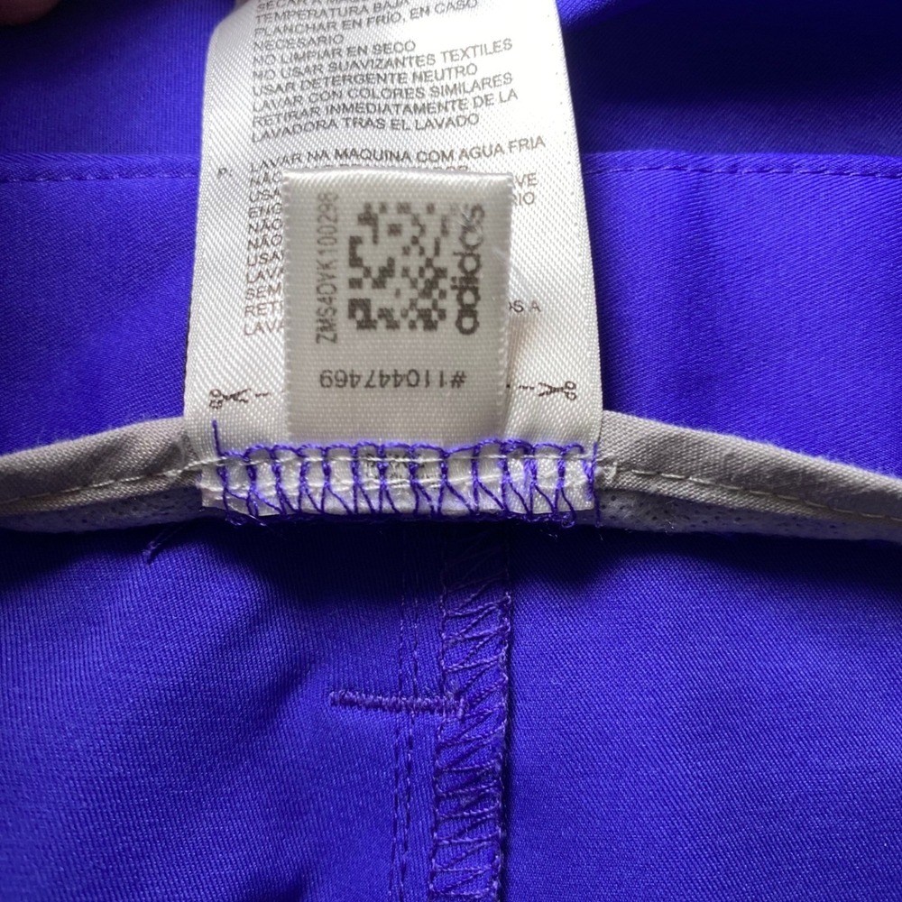 Adidas Golf Pants Men's 38x34 Purple Flat Front Performance Stretch Trousers - Picture 10 of 11